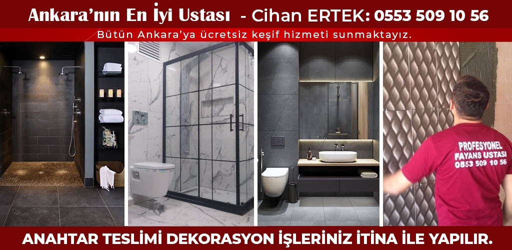 Ankara dekorasyon firmaları 5535091056 